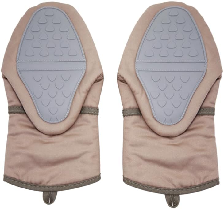 Tessie Jessie Extra Long Heat-Resistant Oven Mitts Set of 2