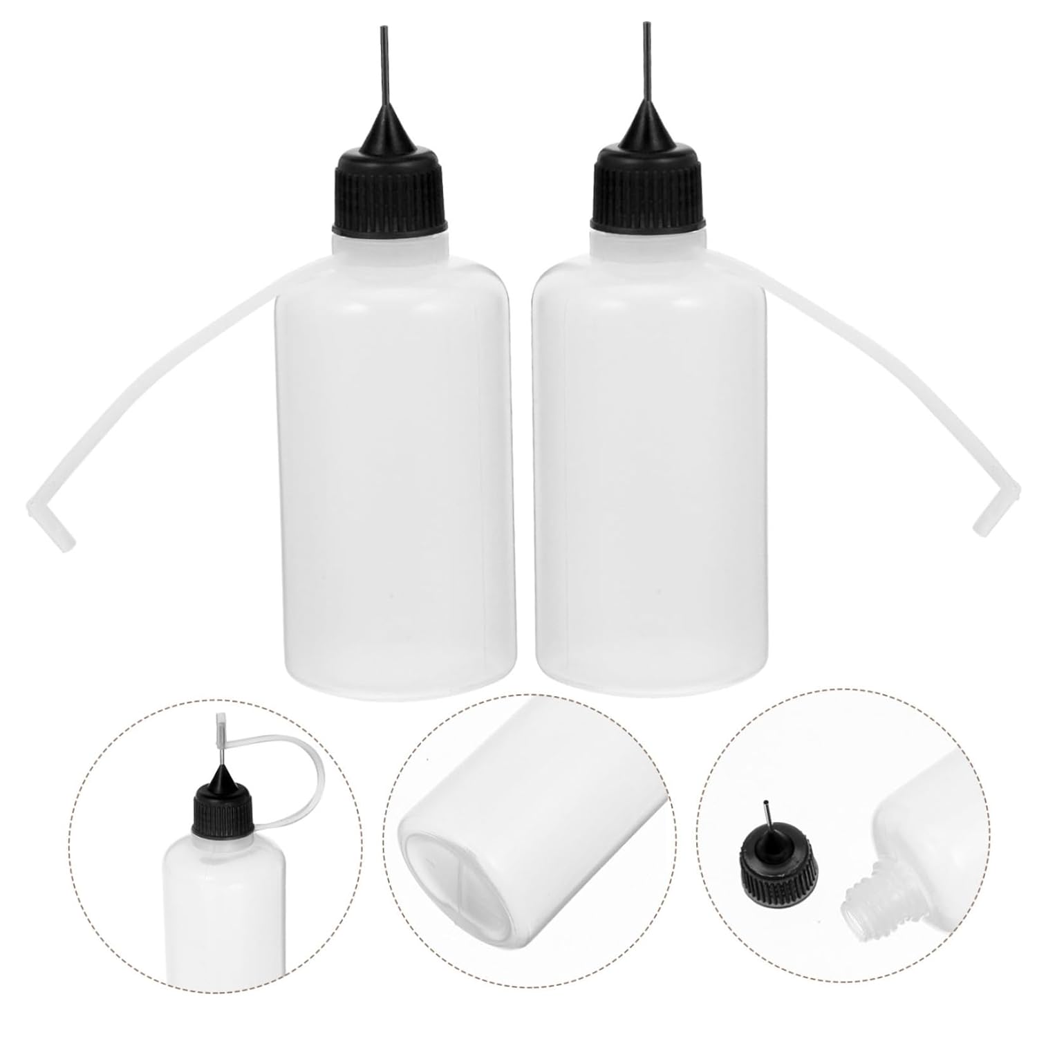 10-Pack Precision Tip Squeeze Bottles for Glue and Adhesive Use