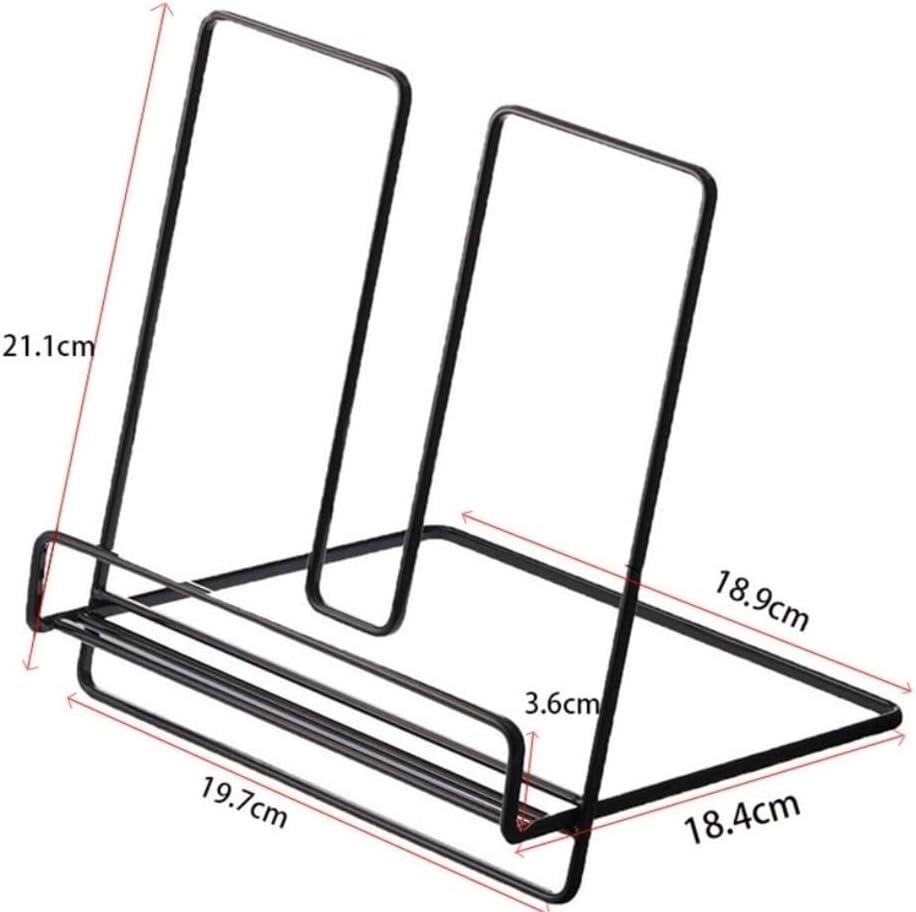 Iron Metal Cookbook Stand Foldable Recipe Holder