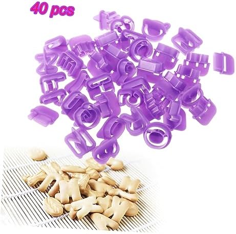 MAGICLULU 120 Pcs DIY Alphabet Cookie Cutters Set