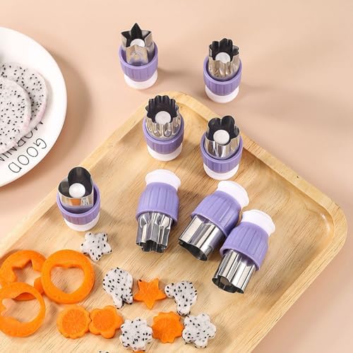 Cute Mini Vegetable Cutter Shapes Set 8pcs
