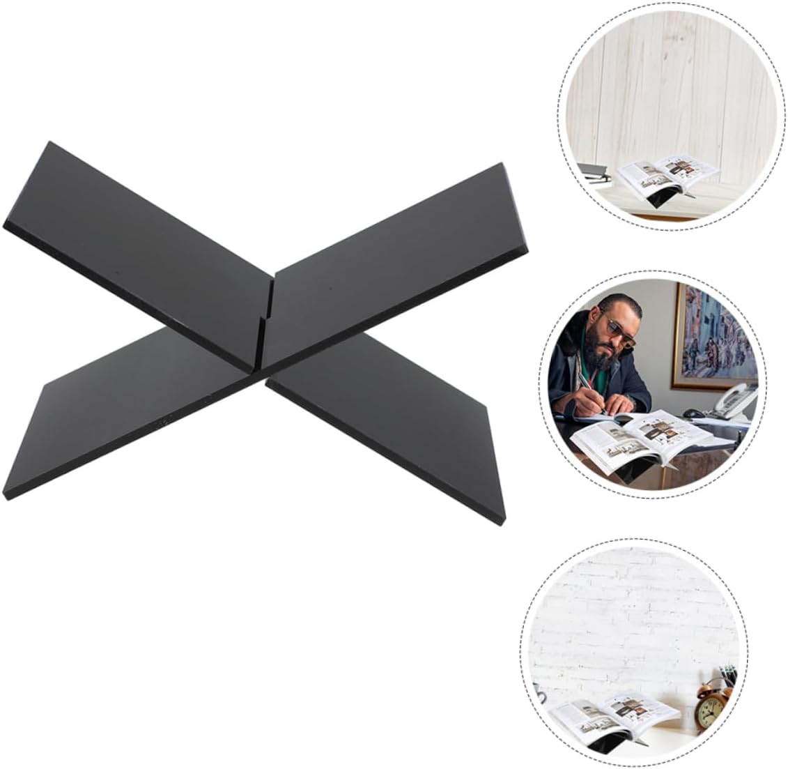HOLIDYOYO 1 Set Coffee Table Book Stand for Kitchen and Desk