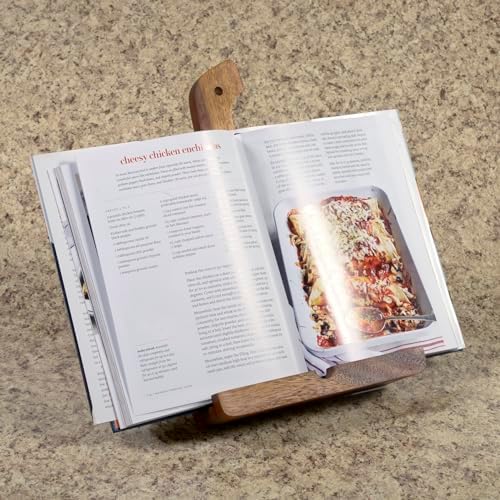 Acacia Wood Cookbook Tablet Holder