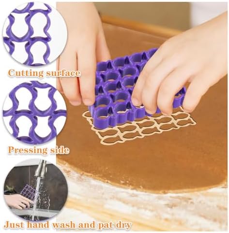25 Cavity Goldfish Cookie Cutter - Purple