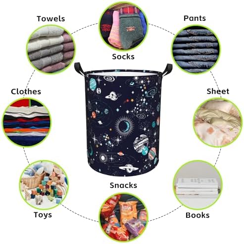 Naqiuli Foldable Laundry Hamper with Handles
