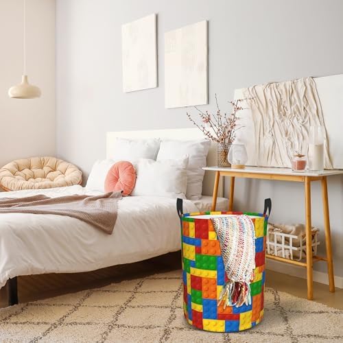 Foldable Waterproof Laundry Basket with Handles