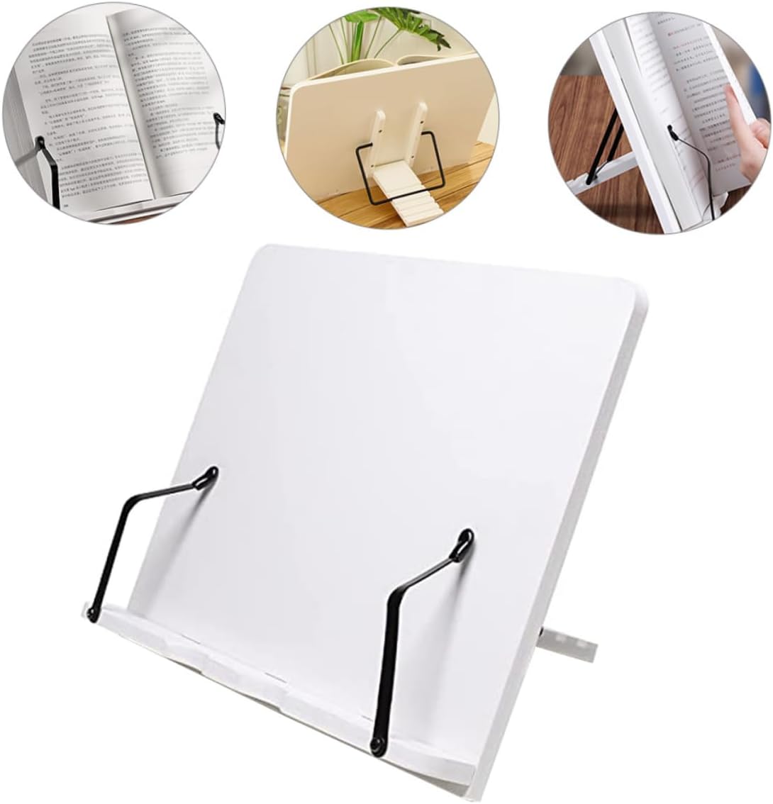 SECFOU Adjustable Book Stand Holder for Reading and Display