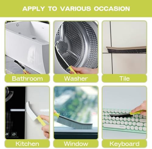 Crevice Cleaning Brush - PBT Stainless Steel for Tight Spaces