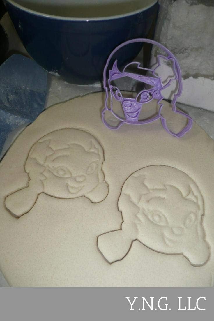 Purple Guppy Face Merperson Cookie Cutter Made in USA 1