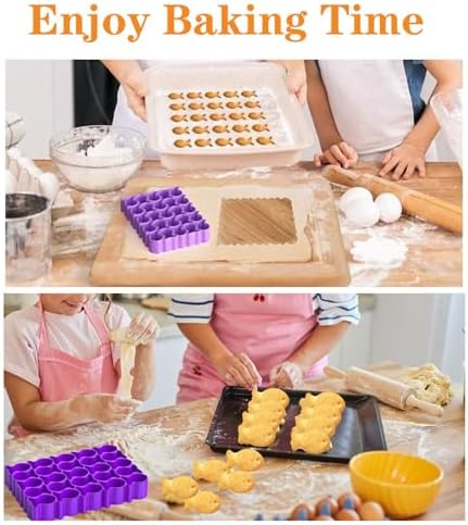 25 Cavity Goldfish Cookie Cutter - Purple