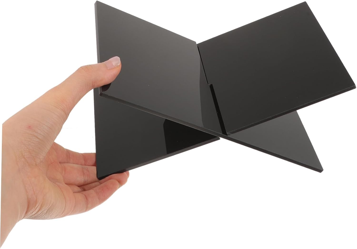 Cabilock Acrylic Cookbook Stand Bookshelf Tablet Holder