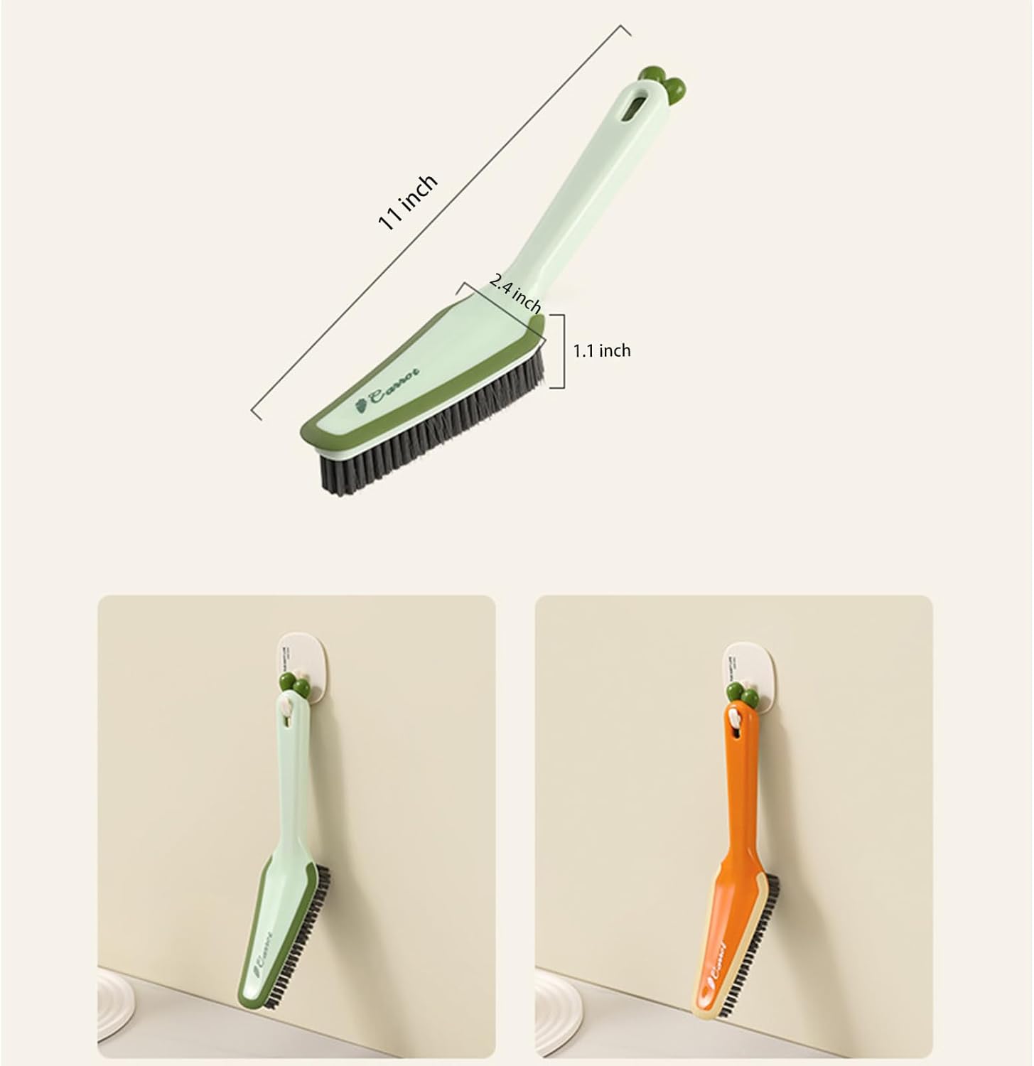 3 in 1 Crevice Cleaning Brush for Kitchen and Bathroom