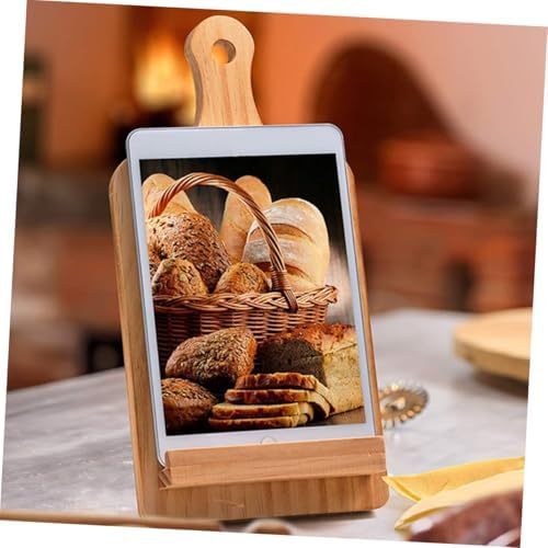 Cabilock Multipurpose Wooden Recipe Book Holder