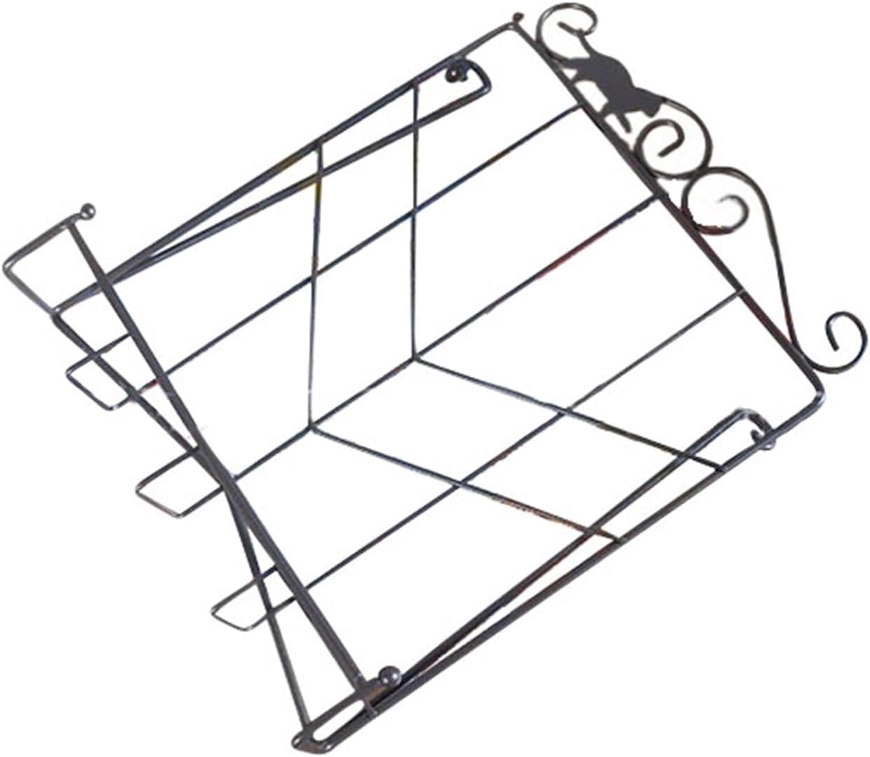 Retro Wire Cookbook Stand - Sturdy and Decorative