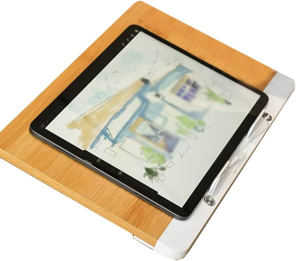 Wooden Cookbook Holder Stand Adjustable and Foldable