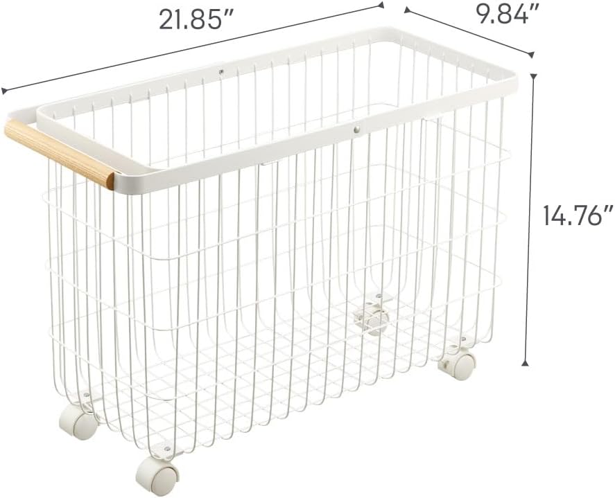 Yamazaki Tosca Compact Laundry Basket Cart 15