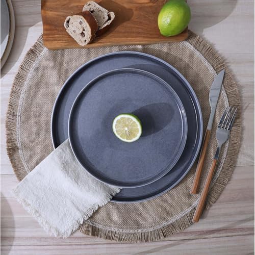 Famiware Annecy Misty-Blue Dinnerware Set for 4