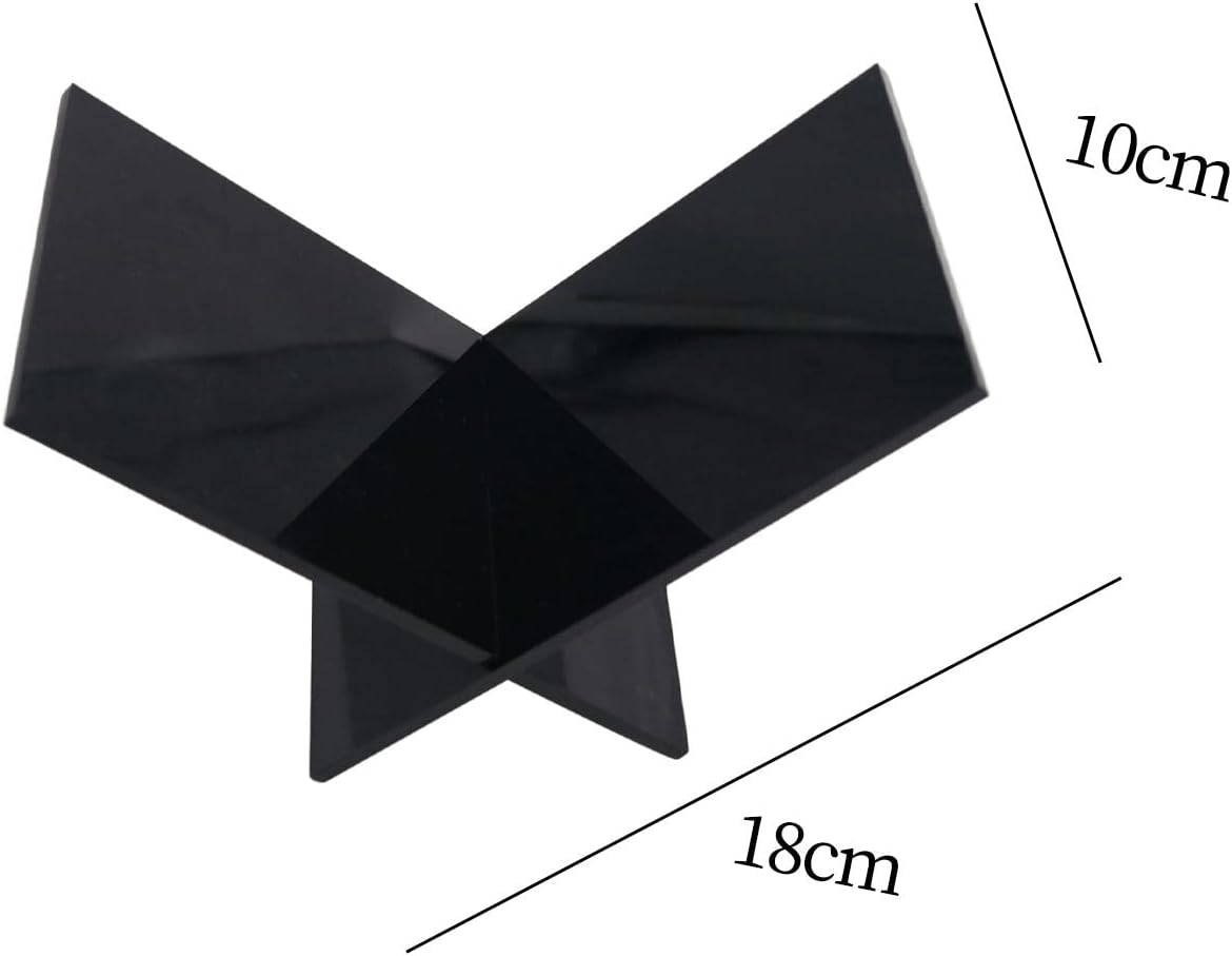 Acrylic Book Stand for Reading and Cooking Black