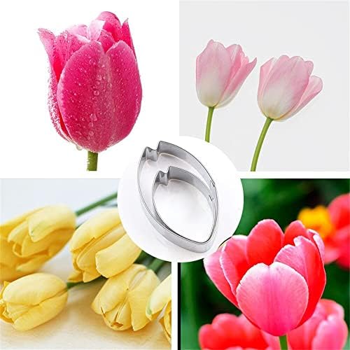 Stainless Steel Mini Rose Petal Cookie Cutter Set