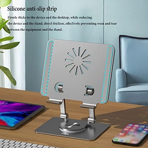UHRLGHS Adjustable Book Stand with 360 Rotating Base