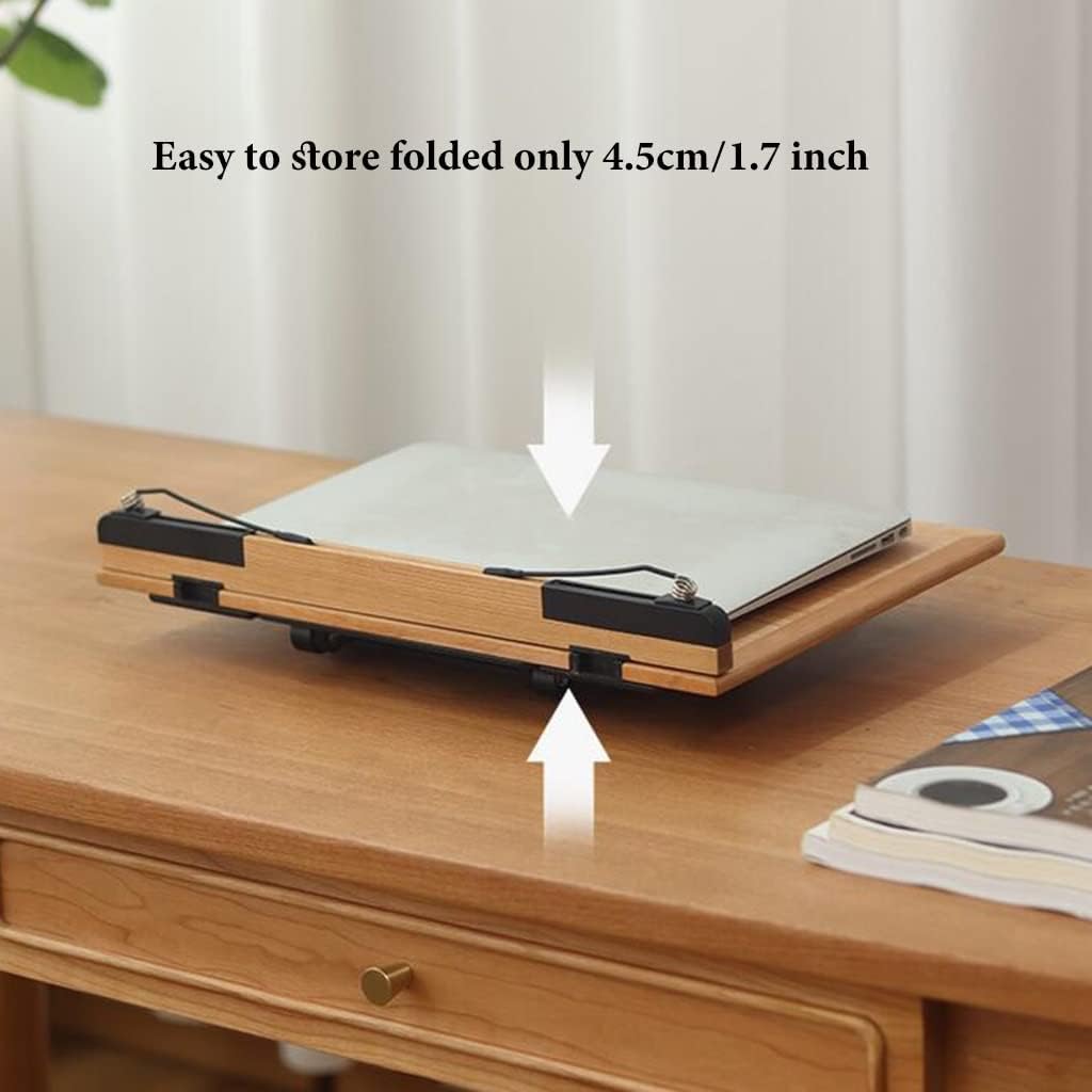 UHRLGHS Metal Book Stand with 360 Rotation and Adjustable Height