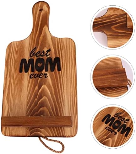 Pine Wood Recipe Book Stand for Home Kitchen