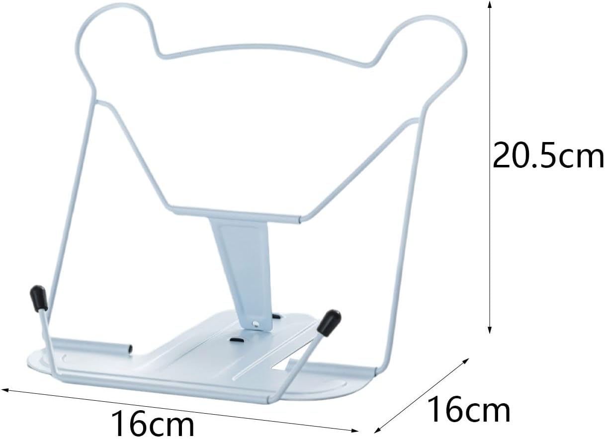Tachiuwa Metal Book Holder for Displaying Artwork and Blue