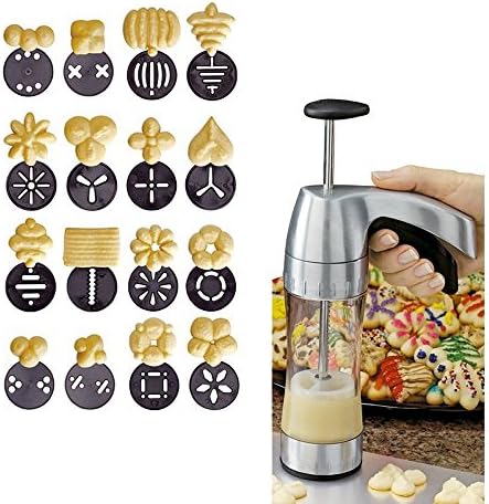 Wilton Preferred Cookie Press with 12 Shapes and 4 Mini Designs