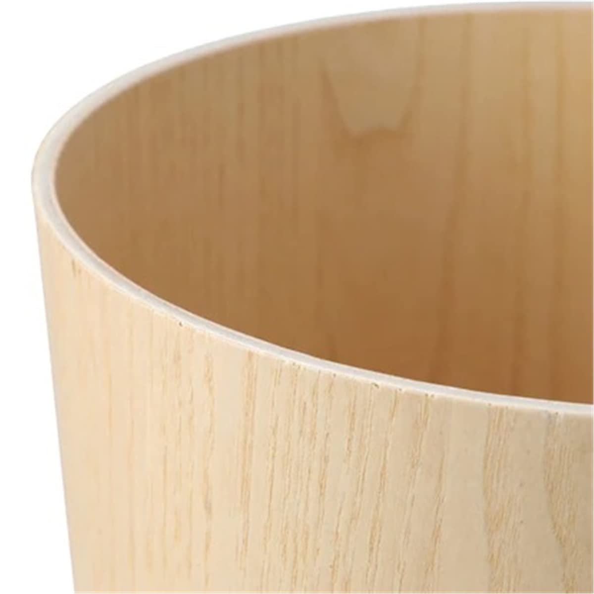 BISOZER 23 Gallons Wood Trash Can for Home Office