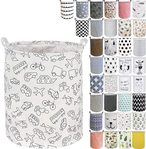 RoyBoder Waterproof Laundry Basket with Handle for Home Bedroom and Dorm