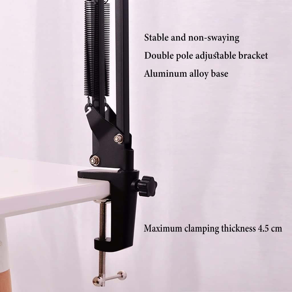 Adjustable Book Stand with LED Light for Desk Reading