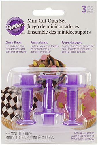 Wilton Fondant 3-Piece Cutters Classics Mini