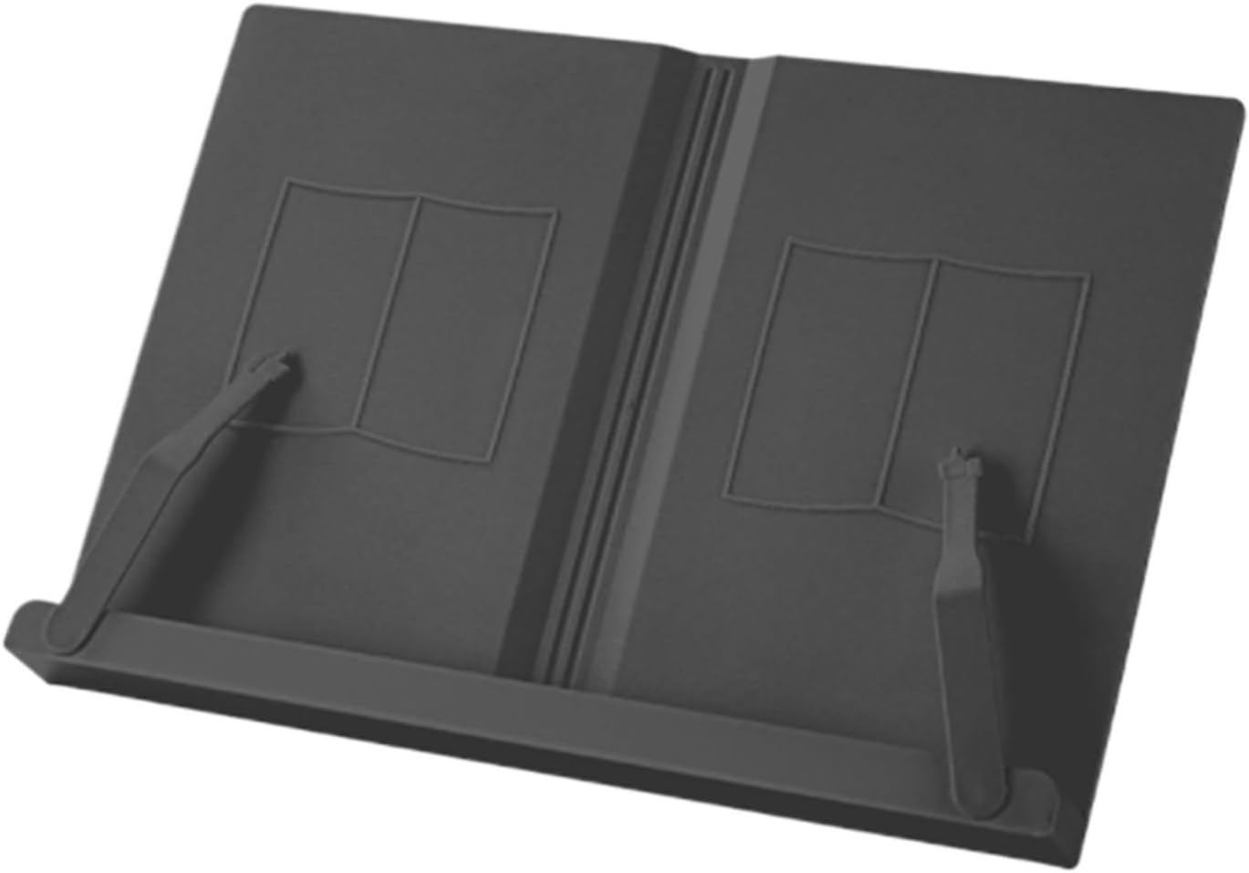 QUQUQ Cookbook Holder Universal Reading Stand Black