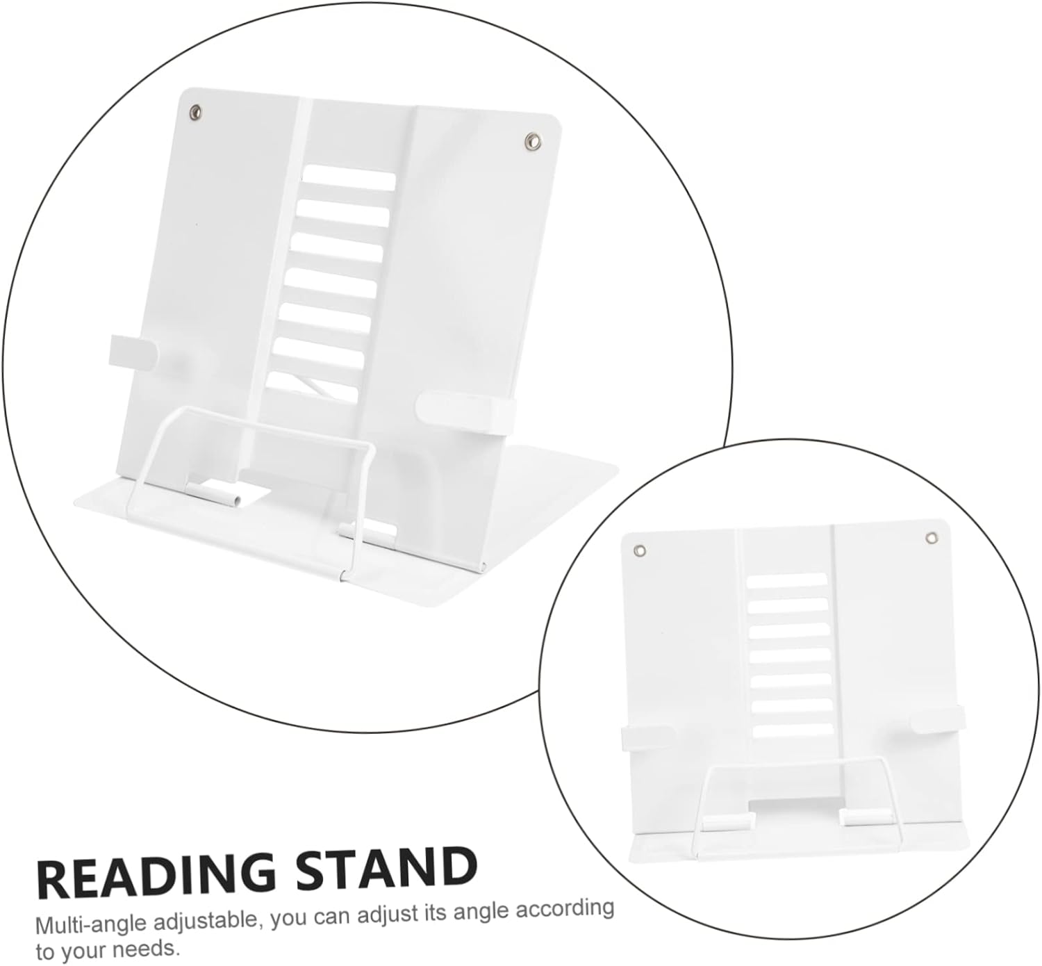 SHINEOFI Adjustable Book Stand for Reading and Desk Use