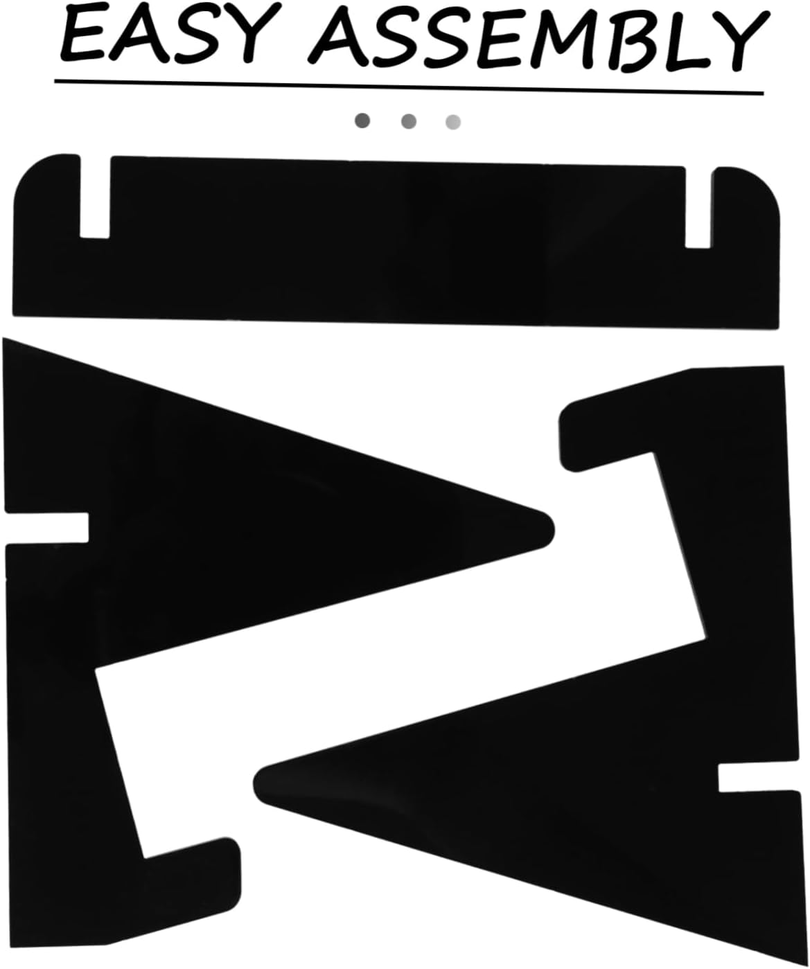 SEWACC Acrylic Foldable Cookbook Display Stand