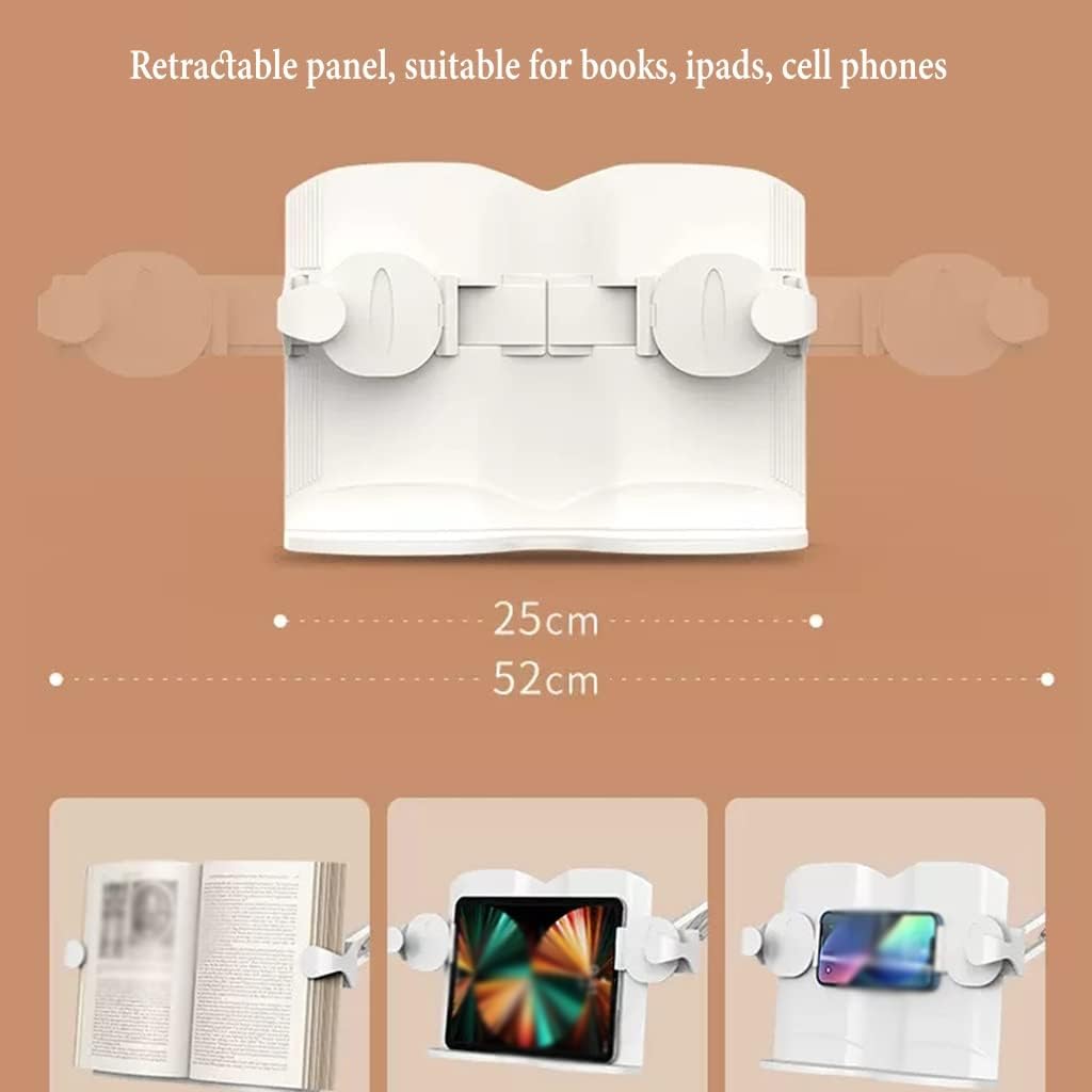 UHRLGHS Adjustable Floor Book Stand for Reading and Laptop