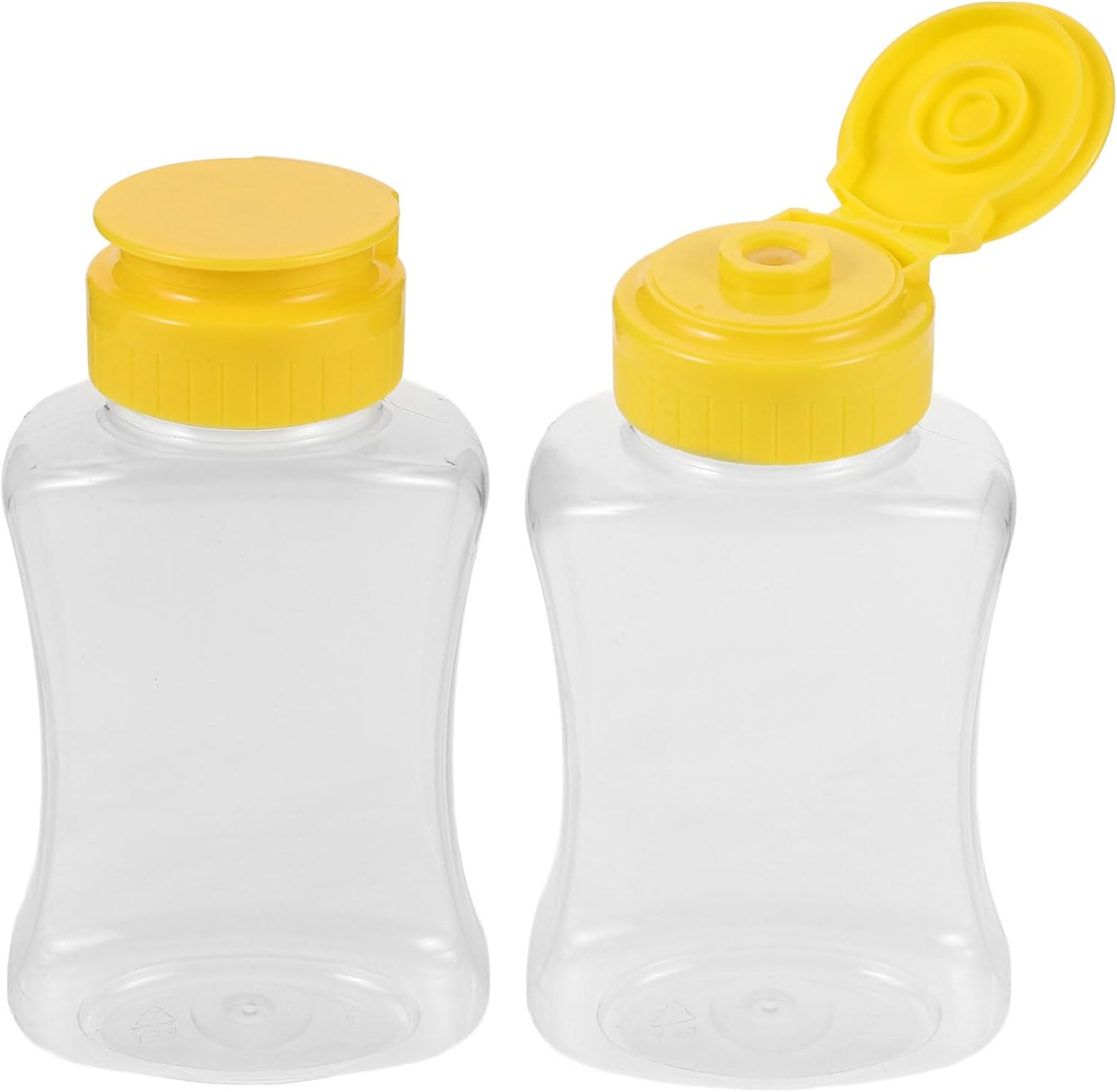 Cabilock 180ml Squeeze Honey Bottles Set with Lids and Funnel