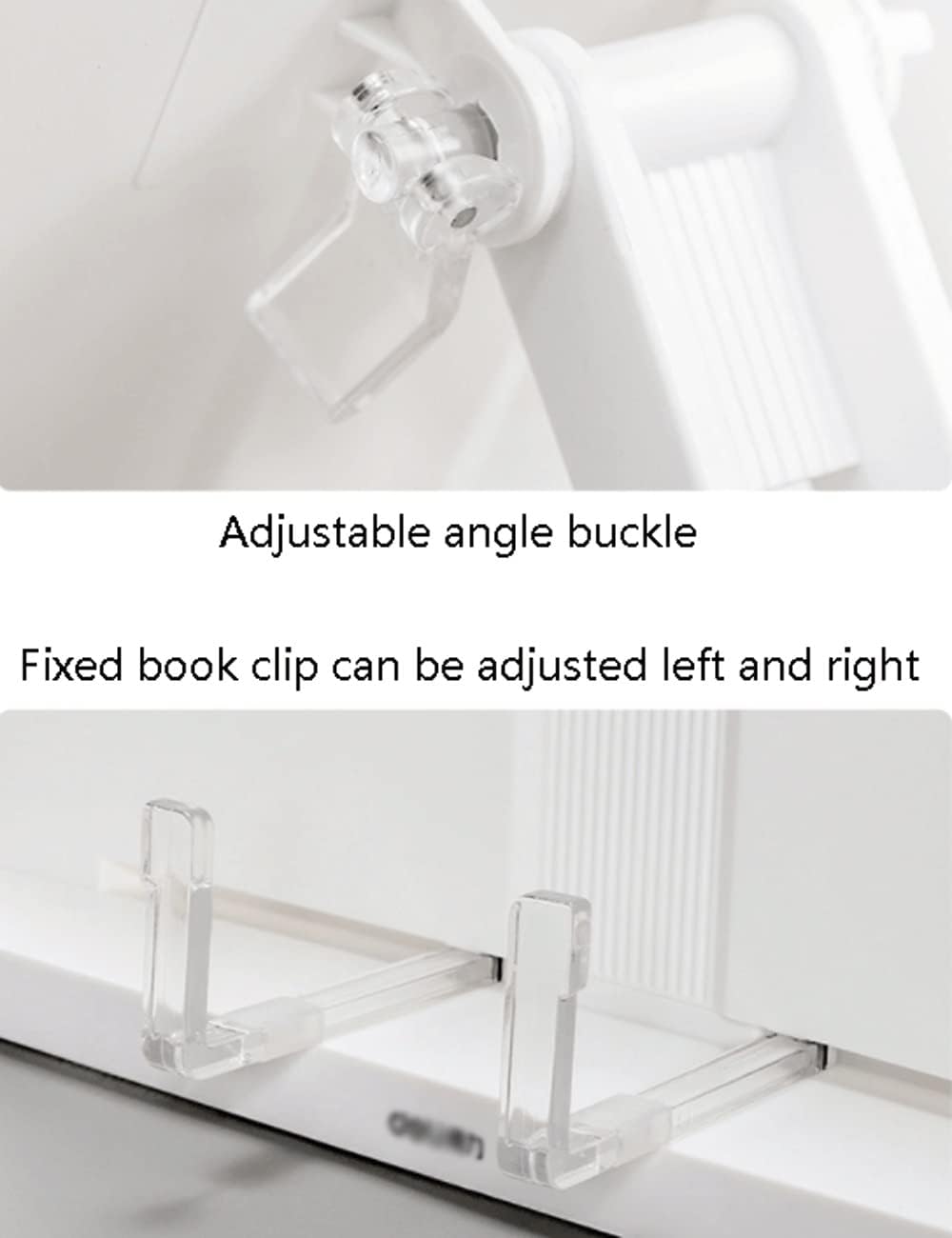 Unique Plastic Hands-Free Book Holder for Kitchen