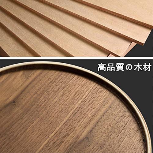 BISOZER 23 Gallons Wood Trash Can for Home Office