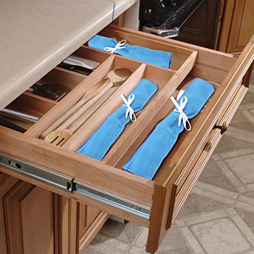 ikaufen 810Pcs Silver Storage Bags with Anti-Tarnish Flannel