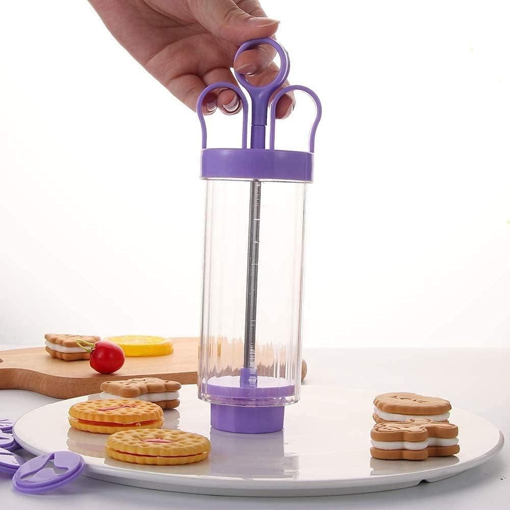 LING Cookie Press Set with 10 Discs and 8 Tips