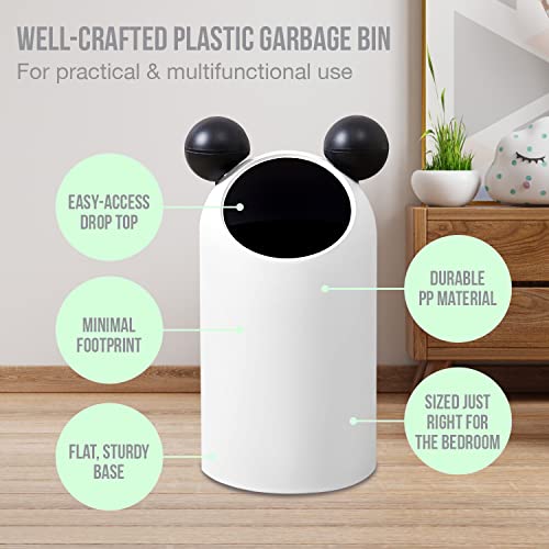 Cute Animal Ears Kids Waste Basket 14L
