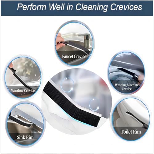 3 Pcs Hard Bristle Crevice Cleaning Brush Set 1