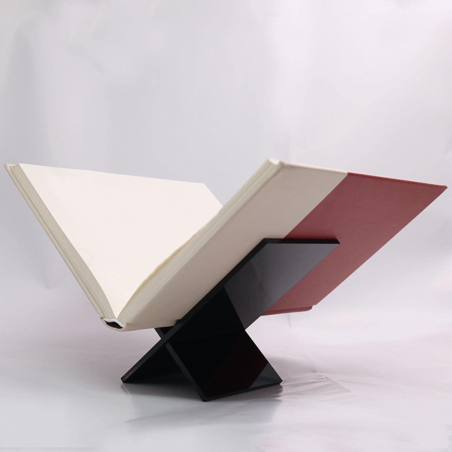Acrylic Book Stand for Reading and Cooking Black