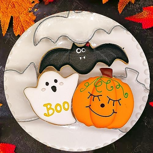 Q-BAKER Halloween Cookie Cutters Set 3 Piece