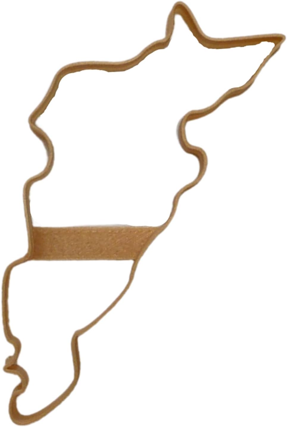 YNGLLC CAROLINA PUERTO RICO MUNICIPALITY OUTLINE COOKIE CUTTER MADE IN USA