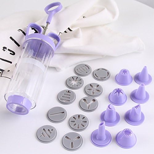 GH8 Cookie Press Kit with 10 Discs and 8 Icing Tips