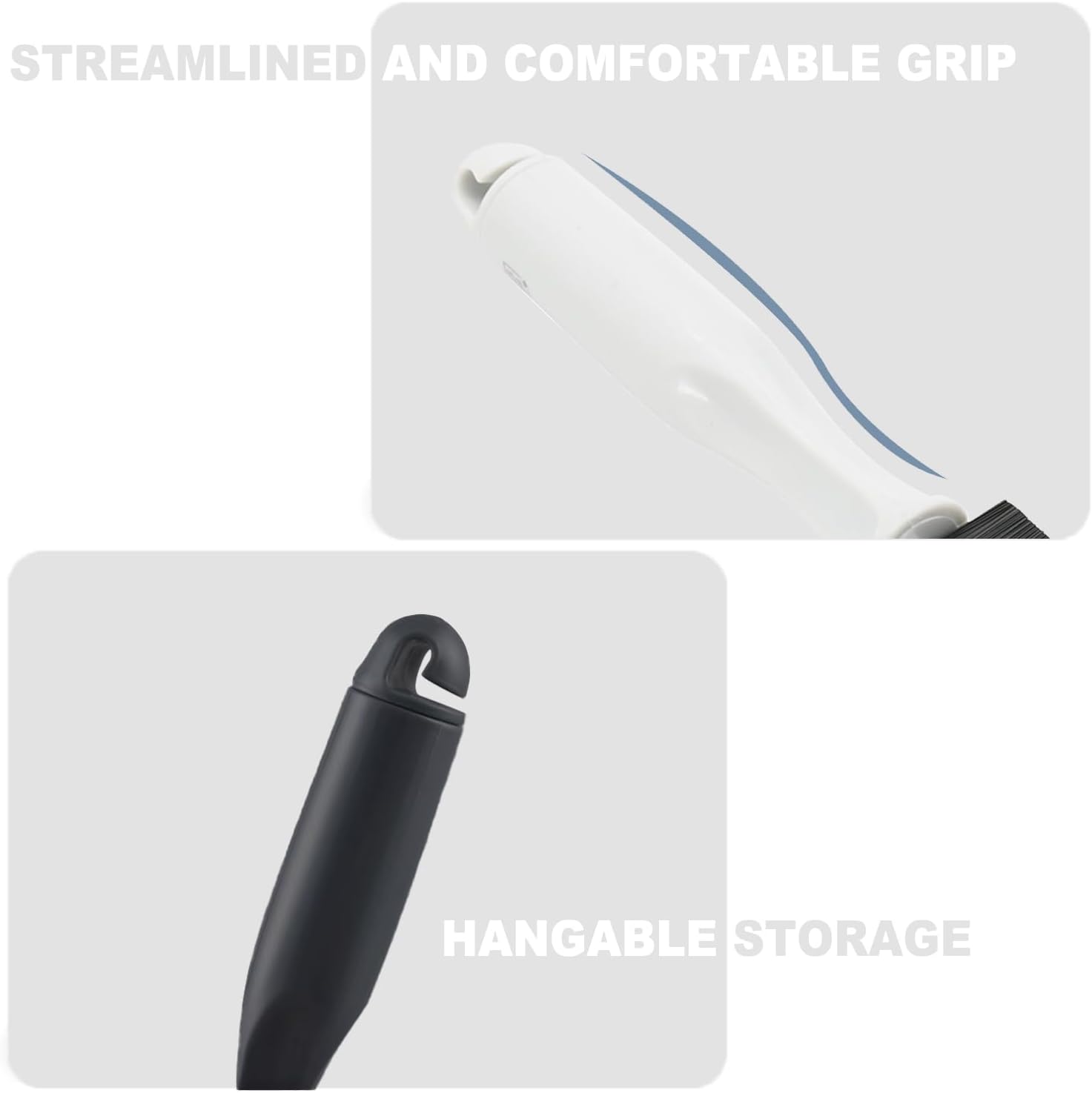 2Pcs Hard Bristle Crevice Cleaning Brush for Kitchen Bathroom and Windows