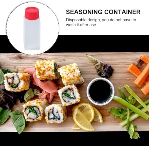 LIFKOME 100 Pcs Mini Soy Sauce Bottles Set