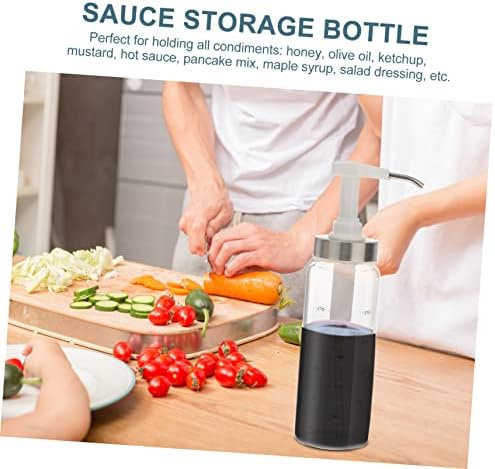 300ml Squeeze Sauce Bottle Leakproof Kitchen Storage Container